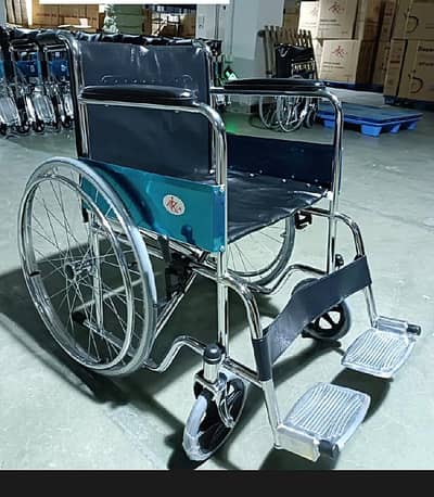 Stainless Steel Original Foldable Wheelchair GRADE A+