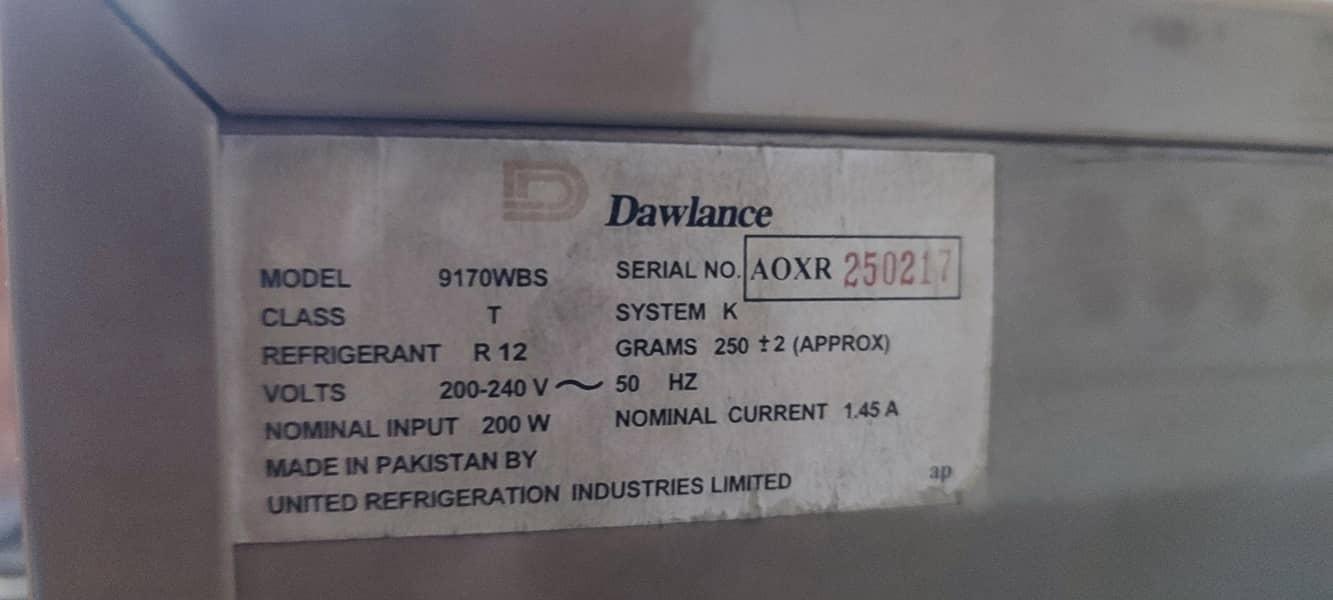 Dawlance Frige 2