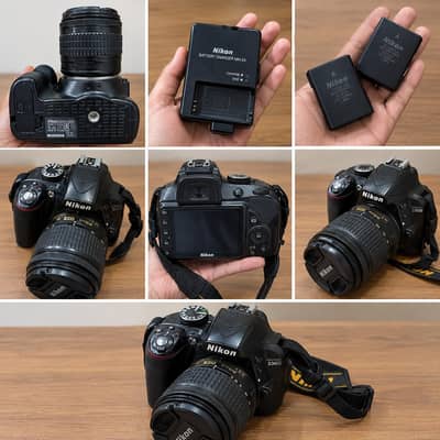 Nikon D3400 DSLR Camera + 18-55mm kit lense + 2 Batteries + 16GB Card