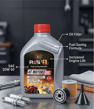 RAS Motorcycle Engine Oil