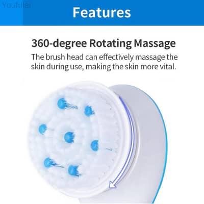 Electric Shower Brush 5-in-1
