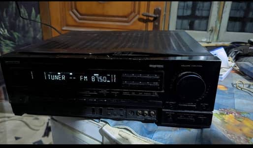 KENWOOD Audio-Video Amplifier with Free Dish device.