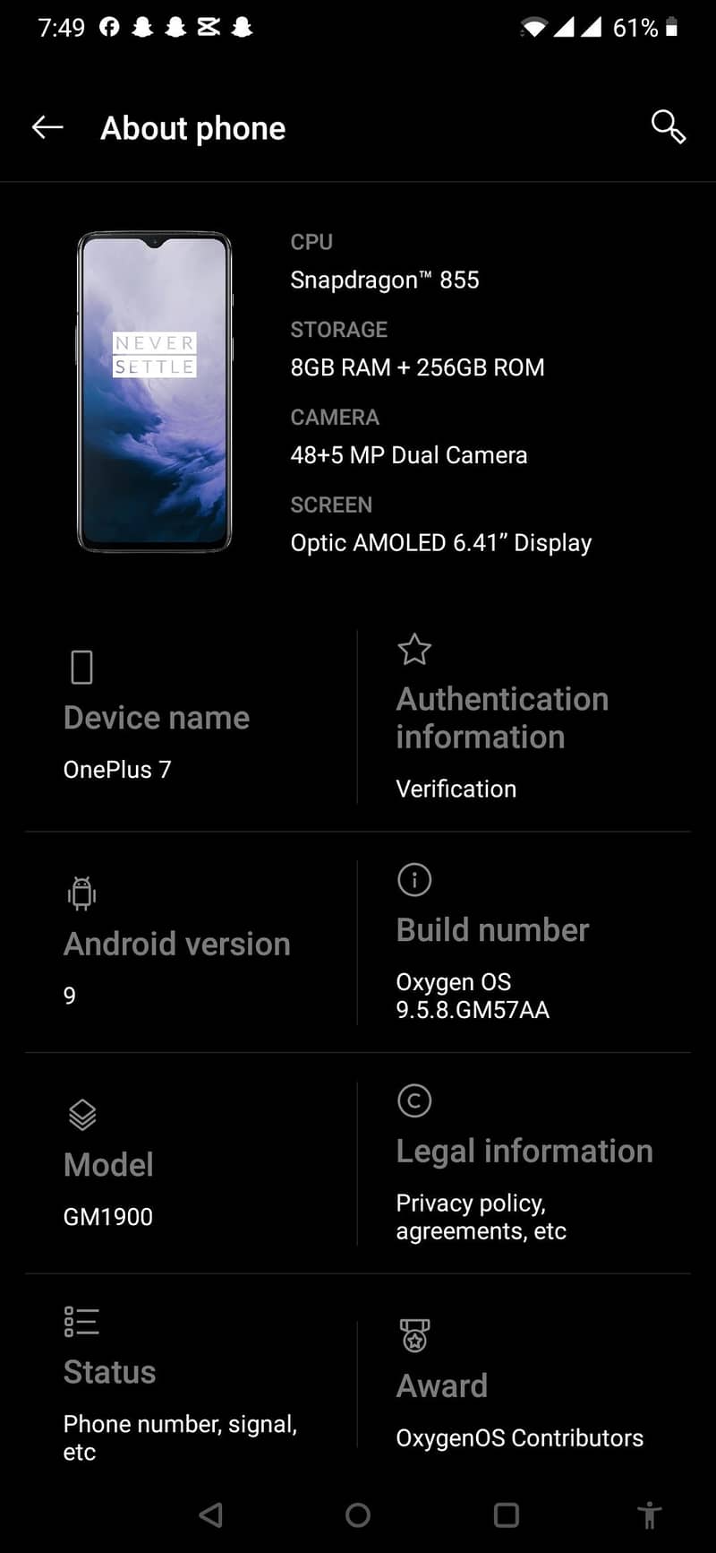 OnePlus 7 3