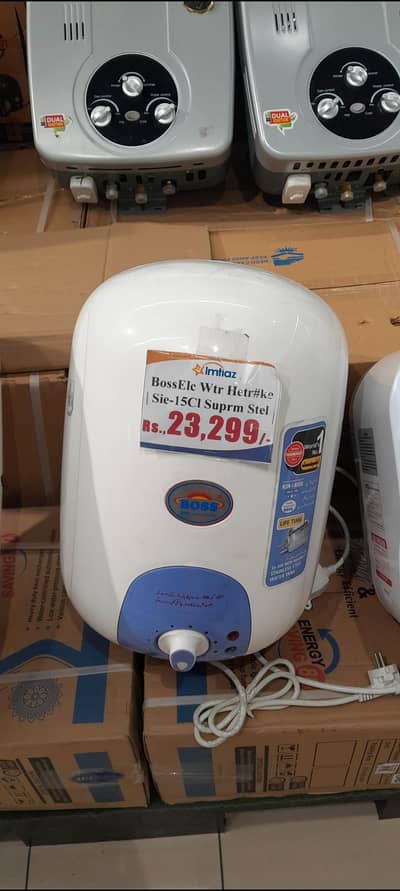 boss electric water heater box packed warranty available
