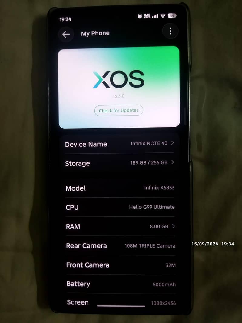Infinix Note 40 7