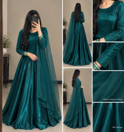 Stitched lehnga three piece