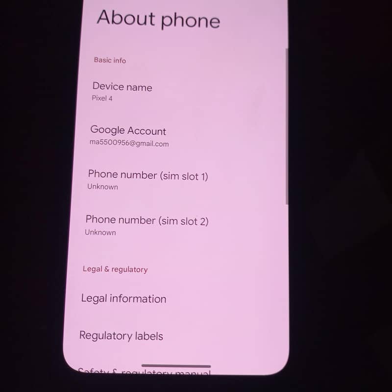 Google Pixel 4 1