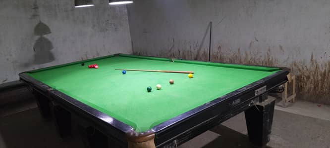 Snooker tables for sale. 2 tables 6×12Ft & 1 table 5×10,complete Set.