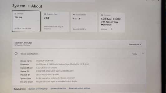 hp ryzon 5 for sale