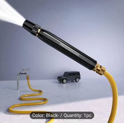 Adjustable spray car wash head black plastic