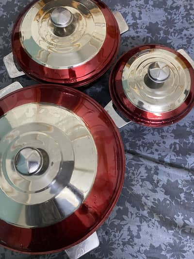 Stainless steel Hot Pot set inner bowl steel lid