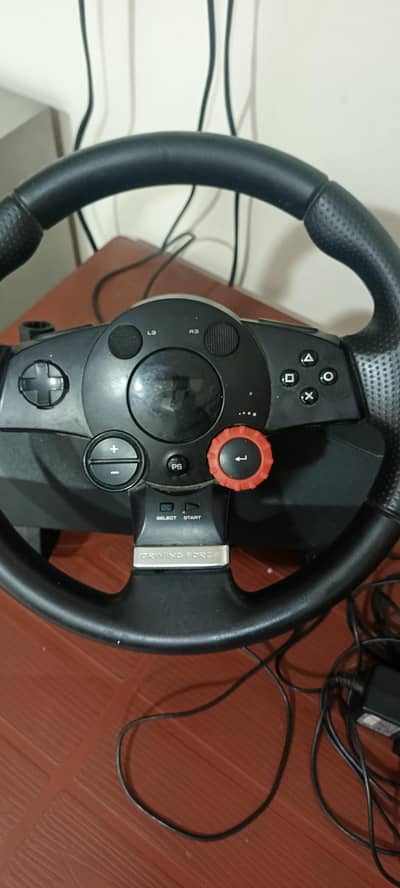Logitech steering wheel with padel