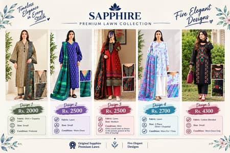Original Sapphire | Beechtree | J . Premium Lawn & Cotton Collection