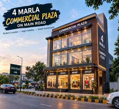 4.5 Marla Commercial Plaza, Main Boulevard DHA Phase 6