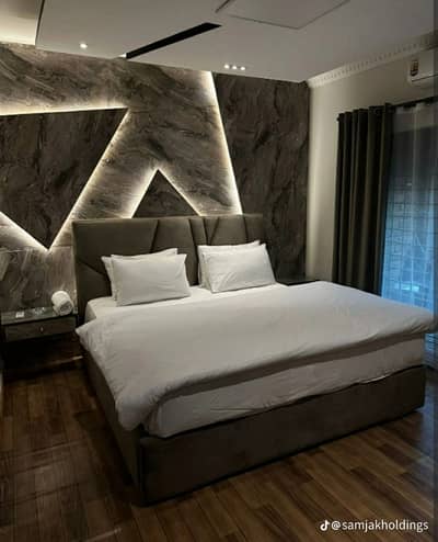 One Bed Apartment Available For Rent In Sector F Bahria Town Lahore.