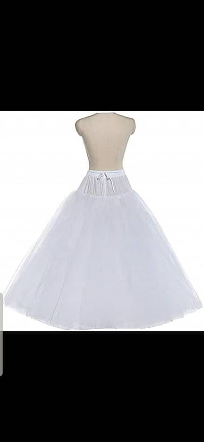 Premium White Petticoat / Cancan Skirt for Maxi
