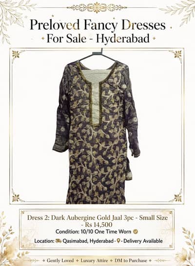Preloved fancy dress for sell condition new