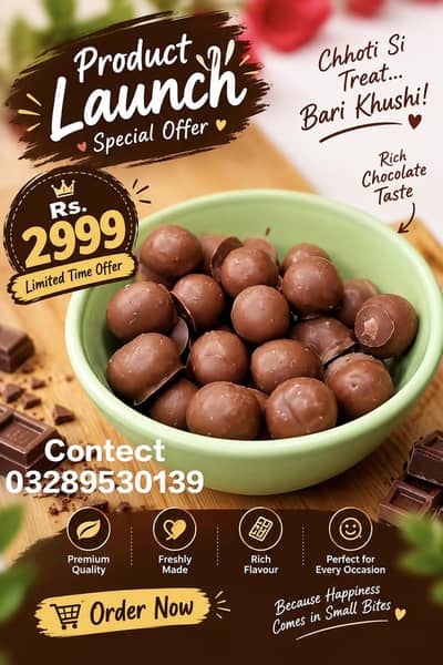 Fresh Home made choclate