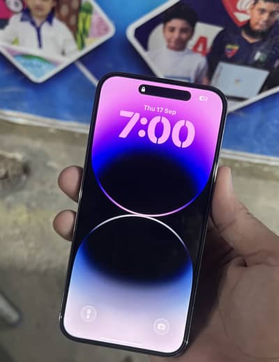 Apple iPhone 14 Pro Max e-Sim factory unlock 256 gb4 month sim working