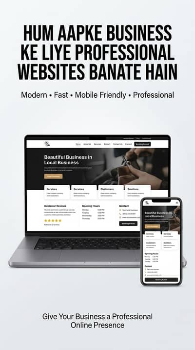 Yeh Professional Website Aapke kisi bhi Business Ko boost kare gi