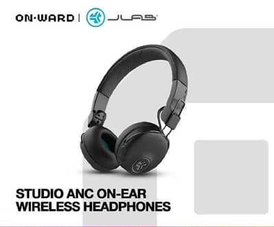 JLab Studio ANC On-Ear Wireless Headphones