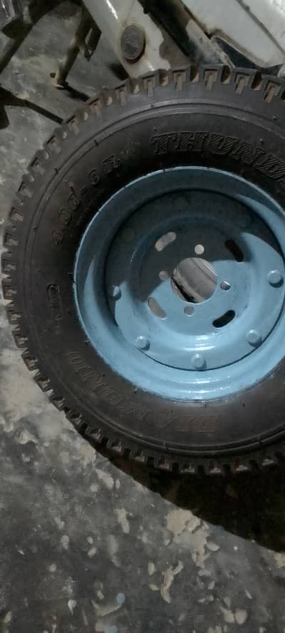 Chingchi rikshaw complete rim 10ply tyre