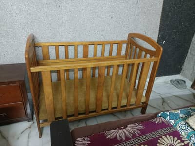 Wooden Baby Crib / Cot for Sale – Excellent Condition