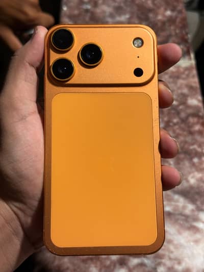 iPhone 11 converted to 17 pro max orange color 10/10