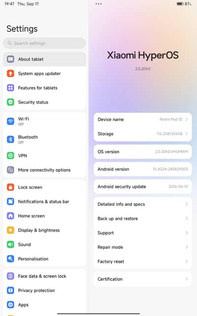 Redmi Pad se