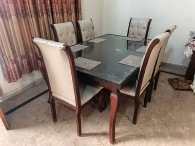 6 Seater Dining Table | Dining Table Set | Good Condition