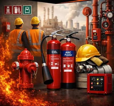 Industrial Safety Helmets & Complete Safety Equipment Available