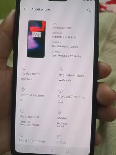 One Plus 6