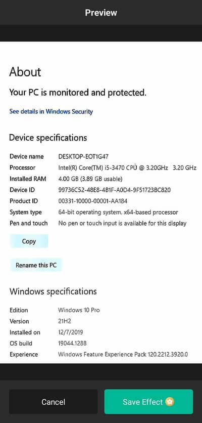 I am sale my PC my whatsapp number 03249016900