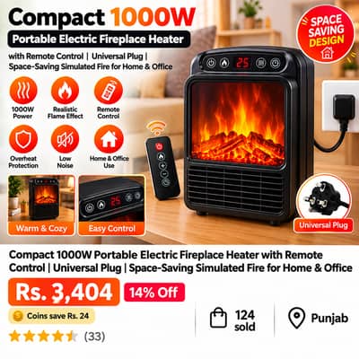 Brand new heater with instant heat