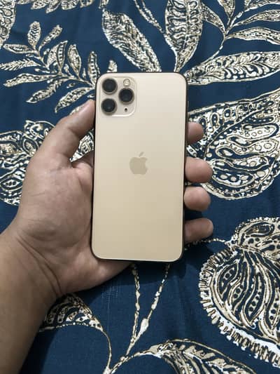 iPhone 11 Pro 256 gb fule sim pta aproved golgen color