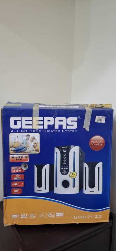 GEEPAS 2.1 CH Home Theatre System