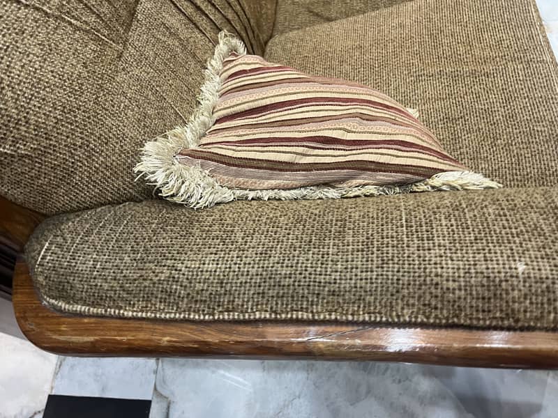 Solid wood sofa set 2