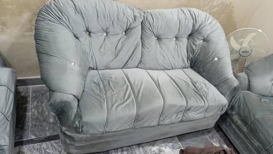 7 seater sofa set grey color