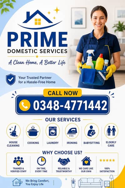 Maid ,Babysitter,Cook,PatientAttendant,Helper, Nurses