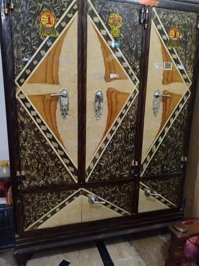 Heavy-Duty Metal Wardrobe / Steel Almirah