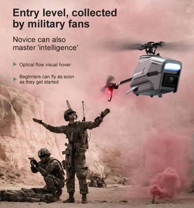 4d L1 Fighter Helicopter drone with HD cameras
