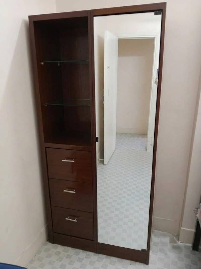 dressing table with attached mirror 0