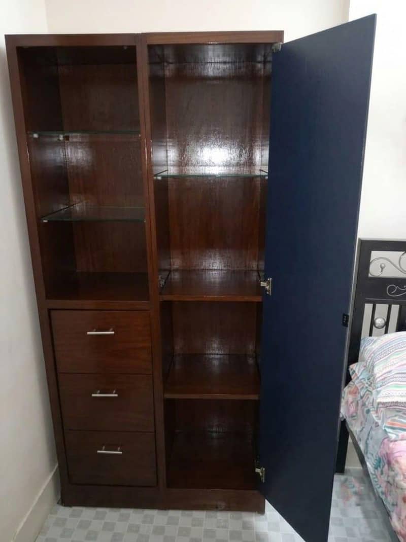 dressing table with attached mirror 1
