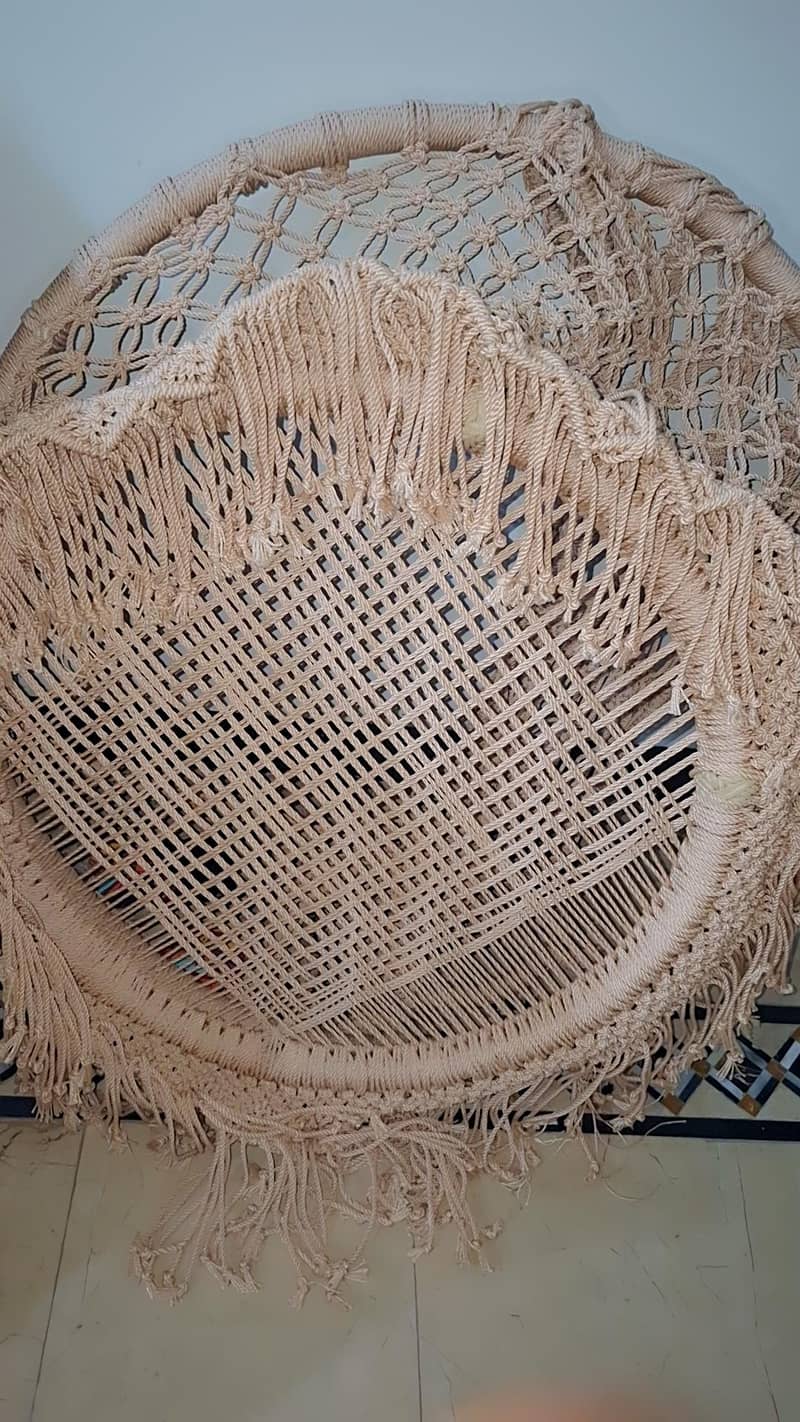 Macrame swing chair 0