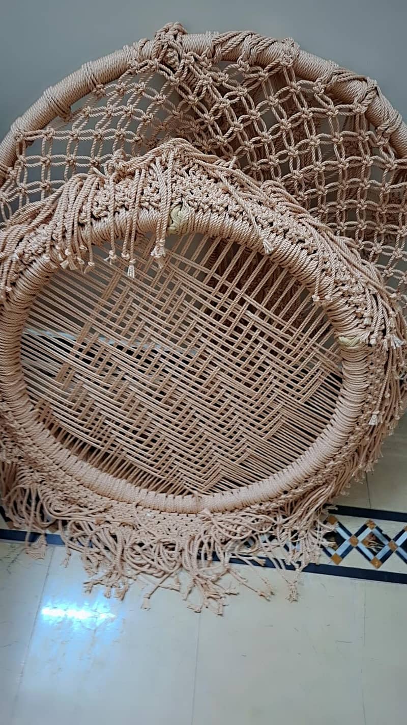 Macrame swing chair 1