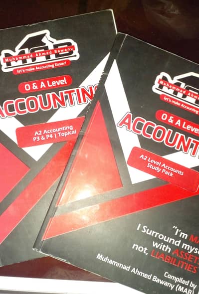 O level and A level books and notes