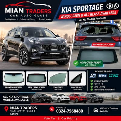 Kia Sportage Windscreen & All Car Glass | Mian Auto Glass