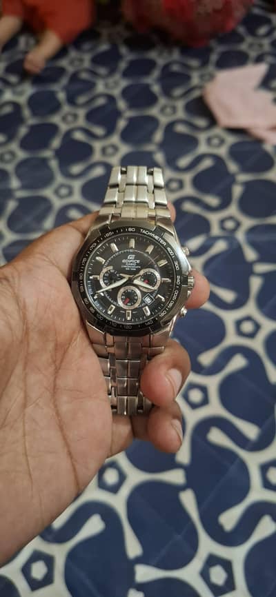 EDIFICE CASIO CHRONOGRAPH WR 100M