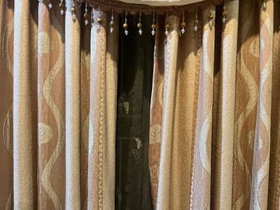 Drawing Room Curtains Set (One Window, 2 Doors)