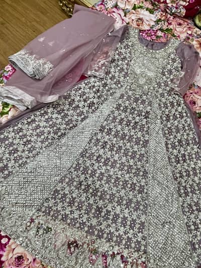 Net Maxi dress